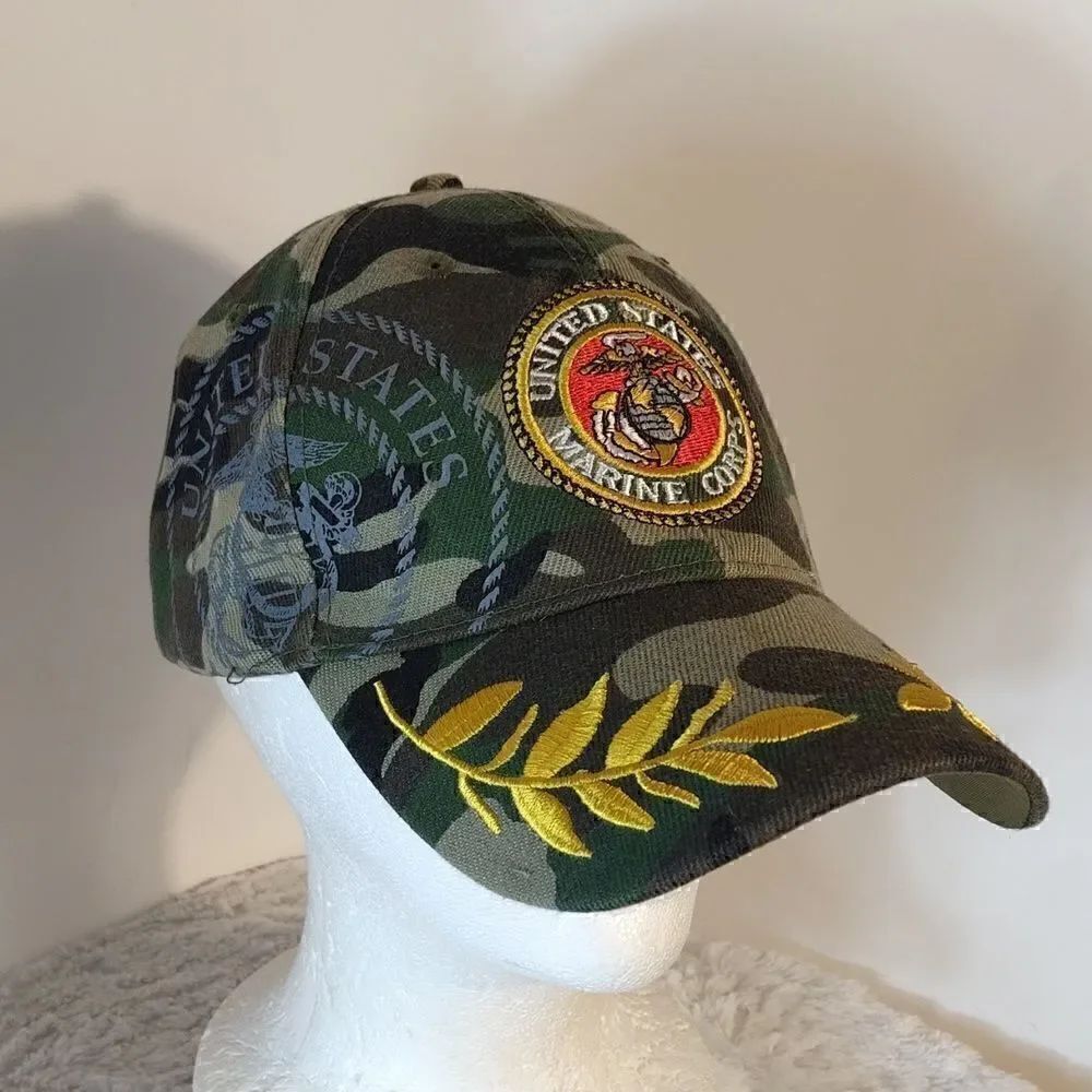 US Marine Corps Camo Cap